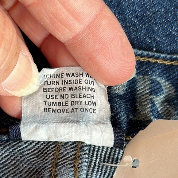 Boston Proper Wide Leg Jeans Dark Stone Wash Women’s Size‎ 14 NWT - Picture 4 of 8